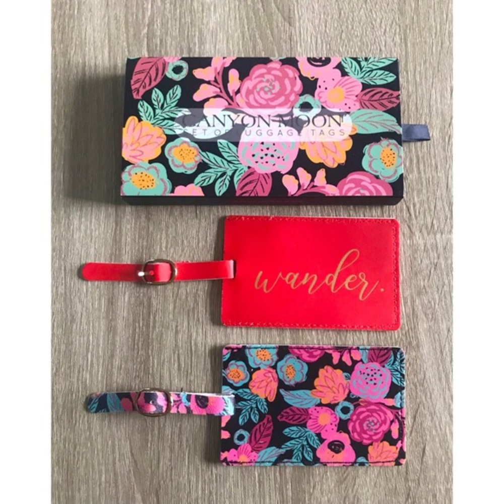 CANYON MOON | luggage tag set 🏷